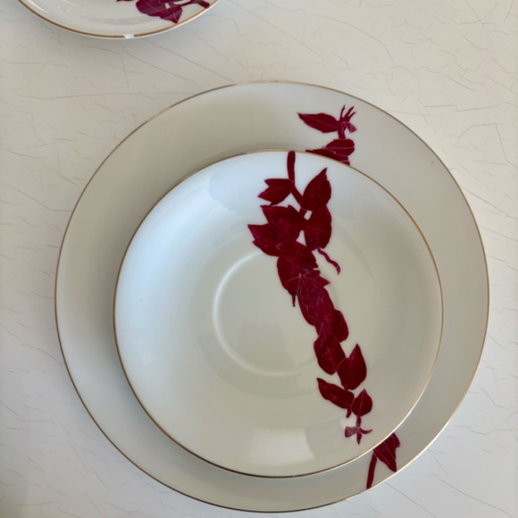 Rare Vintage Japanese Maple Hand Painted Koran China Tea Set - Picture 13 of 15